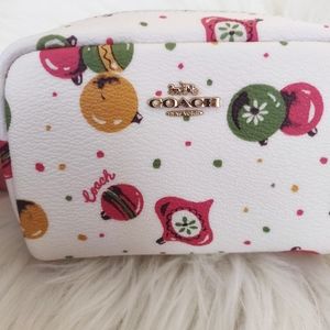 Coach Mini Boxy Cosmetic Case Ornament Print